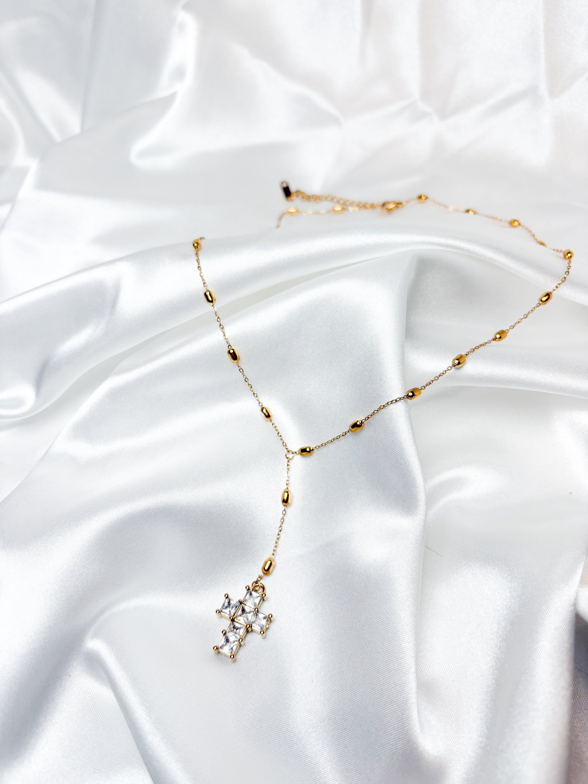 The Celeste Cross Necklace