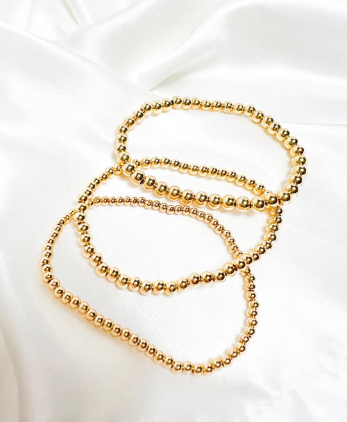 Gold Beaded Bracelets