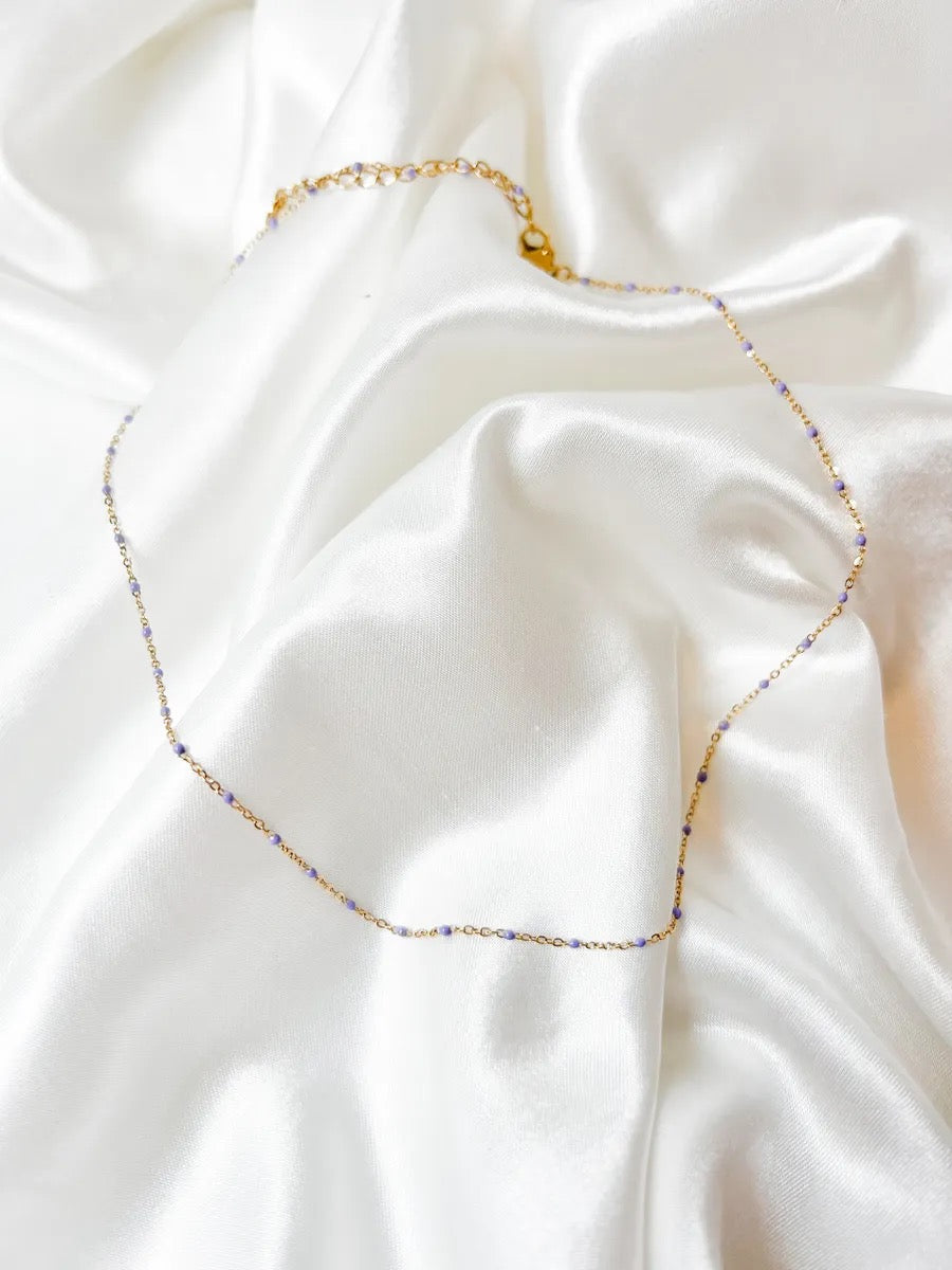 The Purple Accent Necklace